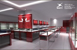 Diamond Showroom Design And Diamond Display Showcase With High Quality