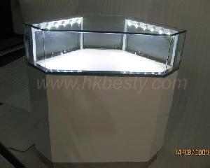 Glossy Finish Jewelry Display Showcase Expecially For Silver Jewelery