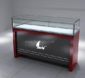 Retail Jewelry Jewellery Display Showcase With High Power Led Lights