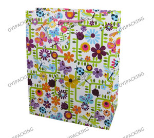 Butterfly Between Flower Popular Shopping Bag