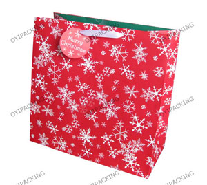 Star Snow Red Fashional Paper Bag