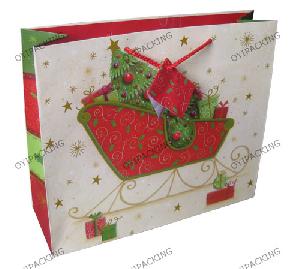 christmas tree trolley fashional paper bag