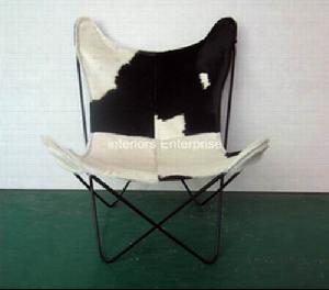 Modern Classic Contemporary Bkf Butterfly Chair And Stainless Or Lacquared Iron Frame