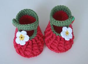 Hand Crochet Baby Shoe, Luxury Baby Shoe