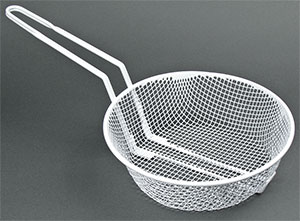 mesh breading basket