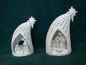 woven porcelain religious crafts