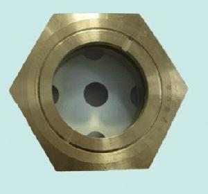 Brass Oil Level Sight Glass