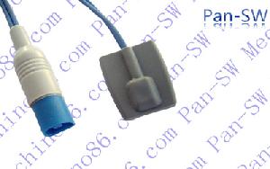 hp m1192a pediatric silicone soft tip spo2 sensor