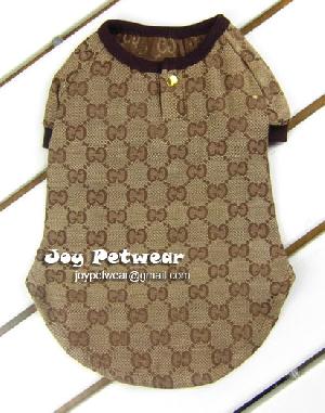 Doggie T-shirts, Gucci Dog Clothes, Designer Dog Accessories