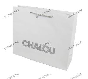 Chalou White Shopping Bag