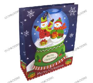 uv printing merry christmas paper bag