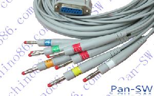 Dixtal Ekg Cable, Ten Leads