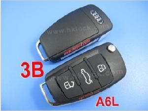 audi a6l remote key shell 3 button