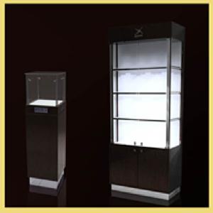 Famous Watch Display Tower And Cabinet