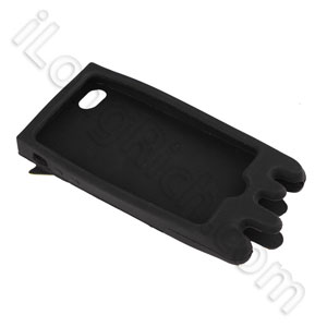 Super Massage Hero Silicone Cases For Iphone 4 Black