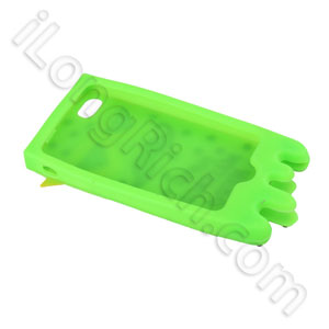 Super Massage Hero Silicone Cases For Iphone 4 Green