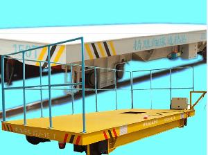 Motorized Transfer Trolley 15t Coil Handling Transfer Car With Rails