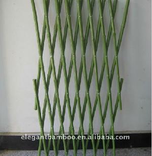 Pvc Coated Expanding Bamboo Trellis Fence