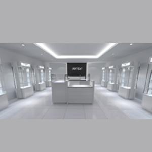Jewellery And Perfume Display Cabinet Design With High-powered Led Strips
