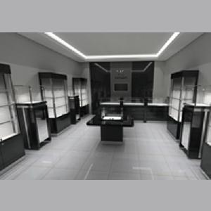 Jewellery And Watch Showrooms Design With Led Lights