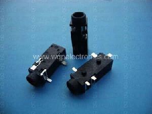 Wqp-pj3280 Smt Type 3.5mm Phone Jacks Audio Sockets Surface Mount