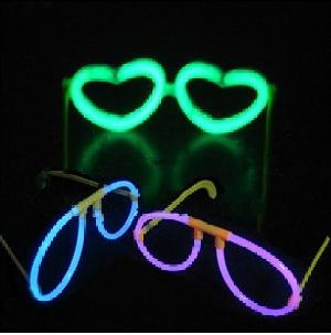 Neon, Glow , Fluorescent Glasses