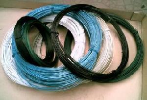 artware wire pvc coated colourful galvanized binding stright cut