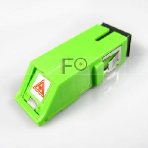 Sc / Apc Fiber Optic Adaptor With Shutter