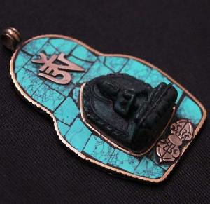 Tibetan Buddha Statue Pendant