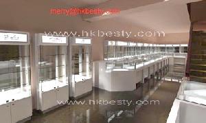 Interior Of Watch Showroom And Watch Display Showcase Design And Making With High Power Led