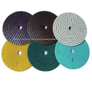 180mm Diamond Wet Polishing Pads