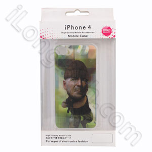 3d Mobile Hard Plastic Cases For Iphone 4 Bruce Willis