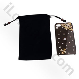 Bust Buy Luxurious Diamond Series 3d Star Rhinestone Cases Gold Brown