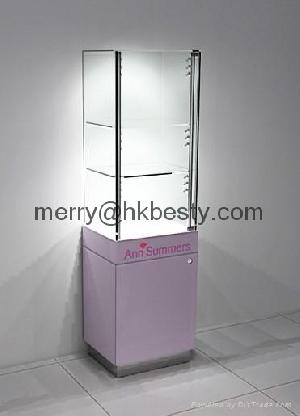 Pink Colur Displays Showcase For Watches And Watch Display Showcase Design