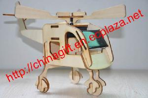 Diy Wooden Solar Energy Helicopter