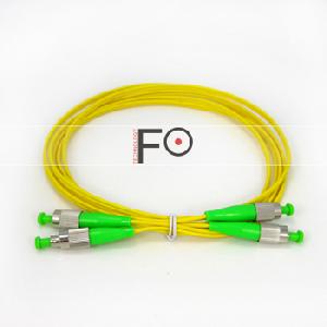 apc sm dx fc fiber optic patch cord