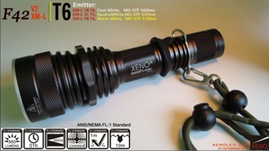 throw castanea brown f42 xeno led flashlight