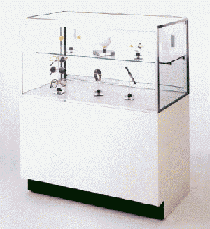 2 Layer Display Showcase For Jewelry , Glasses , Accessories