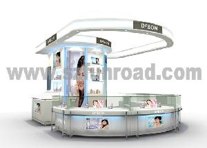 Cosmetic Display Kiosk For Store , Super Maket