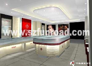 Jewelry Display Showcase , Cabinet Made Of Mdf , Tempered Glass, Led Light