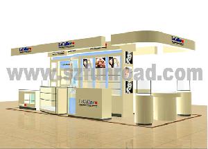 Mdf , Acrylic Cosmetic Dispaly Kiosk Of Elegant Design