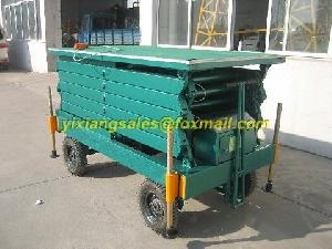 mobile scissors lift table tables