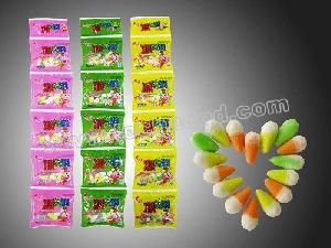 16g Ice Cream Shaped Gummy Candy / Yummy Gummies In Printed Plastic Bag