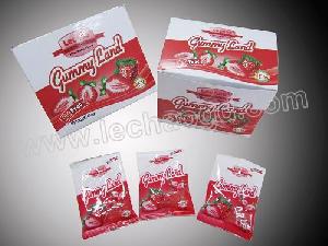 25g Strawberry Flavor Gummy Candy In Printed Bag / Yummy Gummy / Confectionary