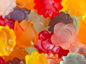 Flower Shaped Gummy Candy Gummy In Bulk Packed
