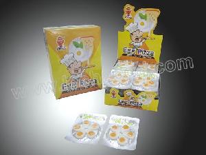 fried egg pizza gummy candy gummi candies pressed packing