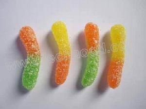 sour worm gummies gelatin candy confectionary chew gummy