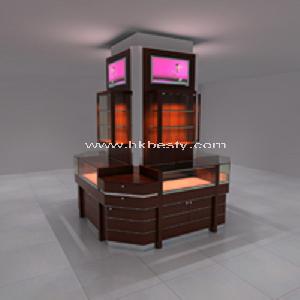 island display showcase jewelry store shopping mall power led lighting