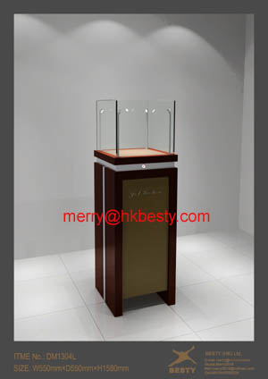 Watch Shop Display Showcase With High-powered Led Lights