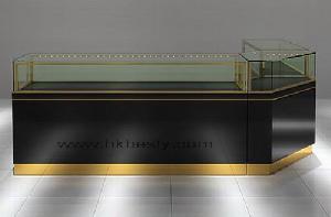 Wooden Display Showcase, Jewelry Showoon Furniture Display And Design With High Power Led Lighting